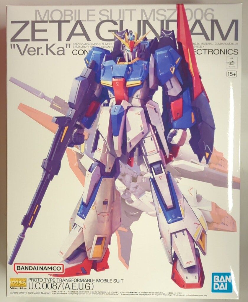 MG 機動戦士Zガンダム ゼータガンダム Ver.Ka 1/100百式セット MG 1/100 ゼータガンダム Ver.Ka - バンダイプラモデルWEB取説
