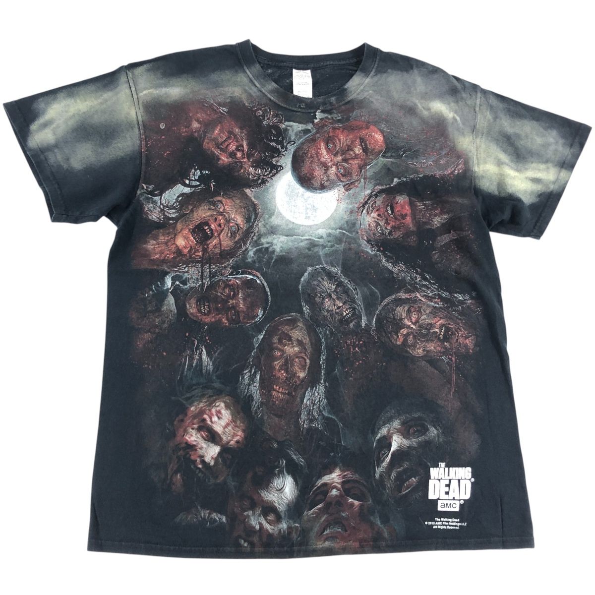 古着 THE WALKING DEAD ウォーキングデッド 大判プリント 映画 ムービーTシャツ メンズL相当|eaa529026