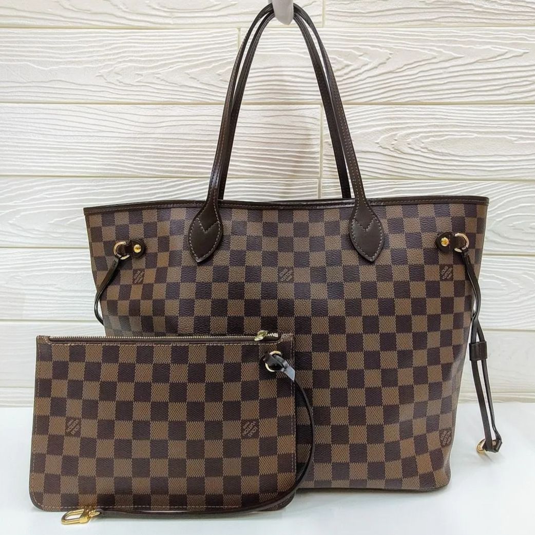 極美品】LOUIS VUITTON ルイヴィトン ダミエ トートバッグ ネヴァーフルMM ポーチ付 N41358  （SNA）0240427090009EW|mercariメルカリ官方指定廠商|Bibian比比昂代買代購