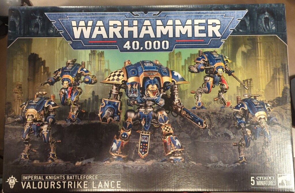 GAMES WORKSHOP WARHAMMER40000 IMPERIAL KNIGHTS BATTLEFORCE VALOURSTRIKE LANCE バトルフォース 勇撃楔陣