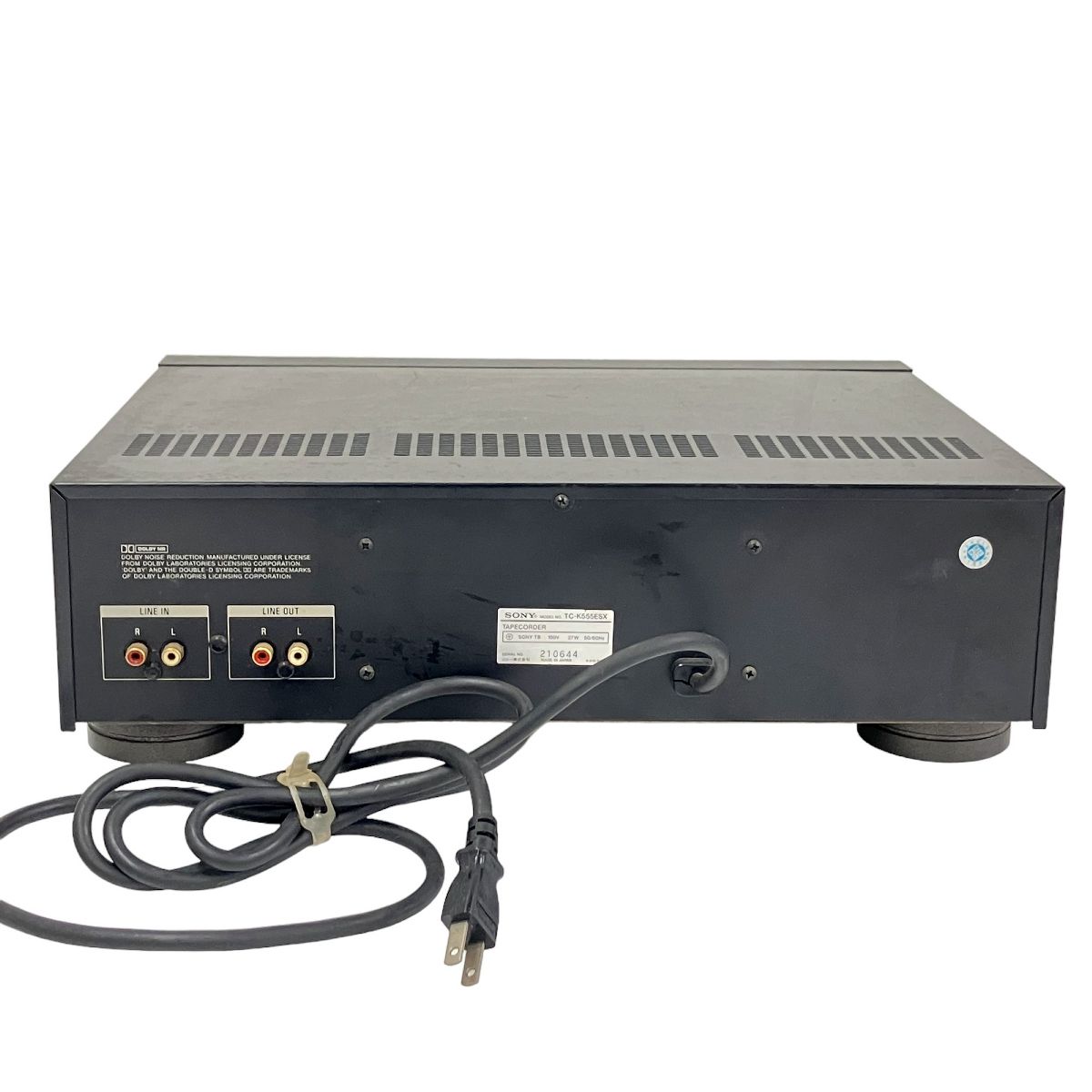 美品】SONY 3HEADカセットデッキTC-K555ESX 【公式通販】