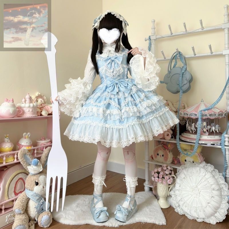 ドレスです☆愛恋序曲Lolita洋装 甘ロリスタイル jsk吊り