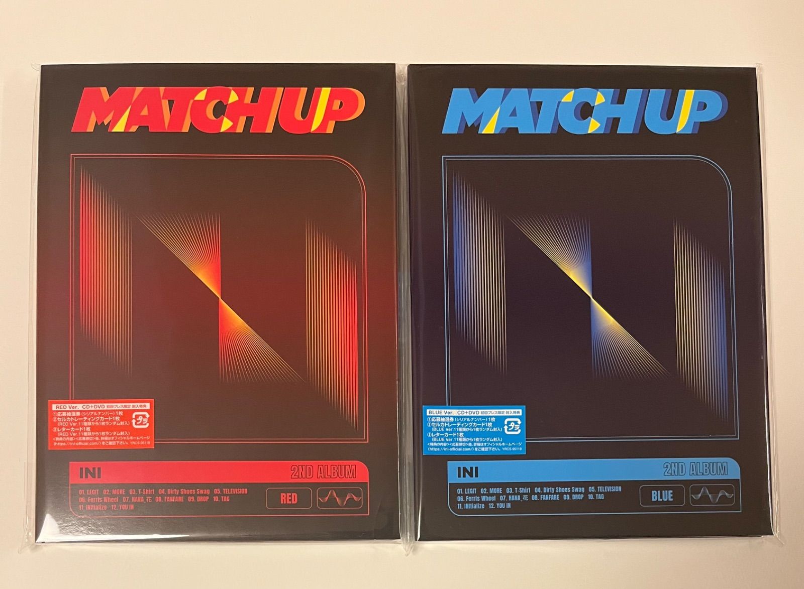 INI アルバム『MATCH UP』 BLUEver. REDver.