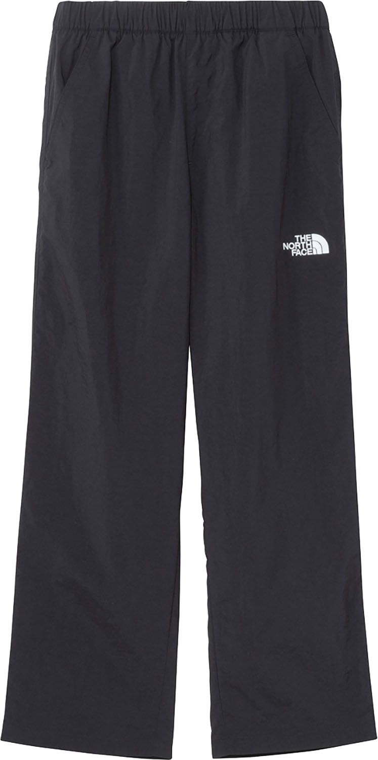 ザ ノース フェイス THE NORTH FACE アウトドア キッズ コンパクトパンツ 子供 ロング 長ズボン ウインドブレーカー ボトムス 軽量 撥水 防寒 通学 キャンプ 林間学校 雨 丈夫 ウエスト調整 NBJ82510 K ブラック