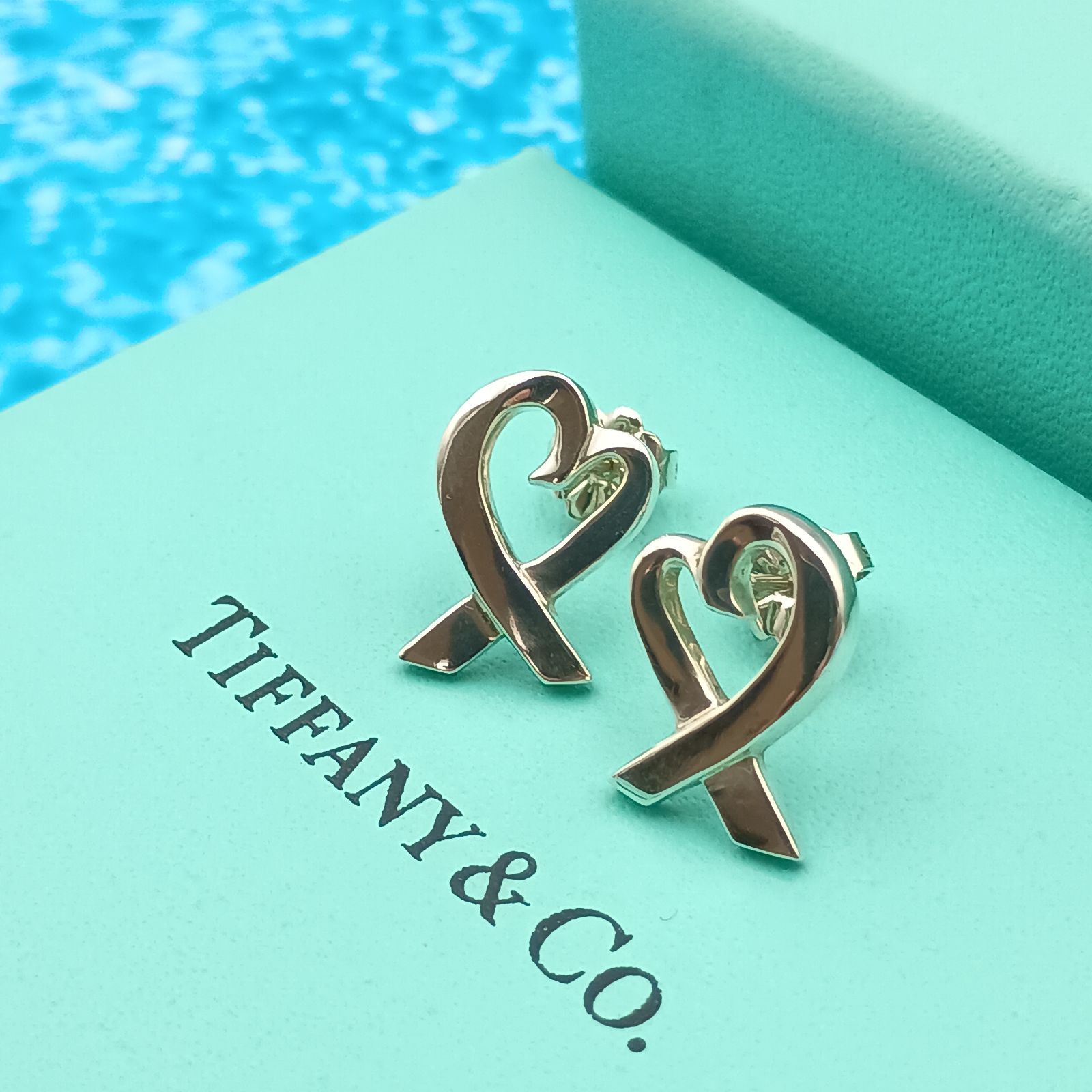 TIFFANY&Co. ティファニー ピアス ハート 両耳 レディース ラビング