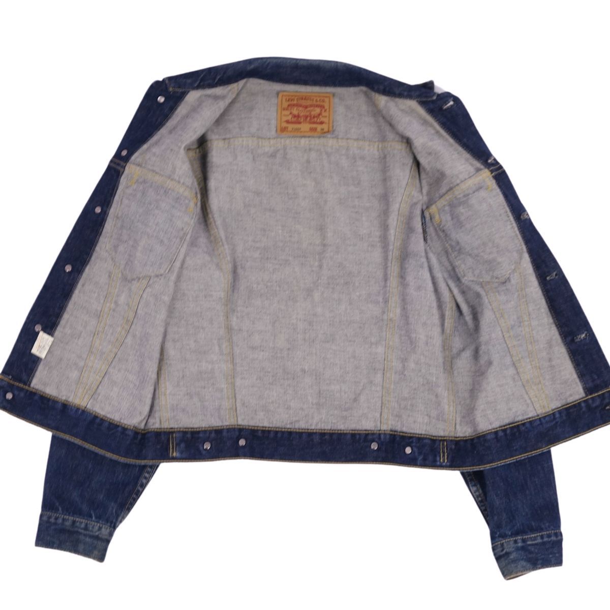 【サイズ40】90s 日本製 リーバイス 71557 3rd デニムジャケット 美品 リーバイス Levi's デニムジャケット 71557 BIG E 日本製 0