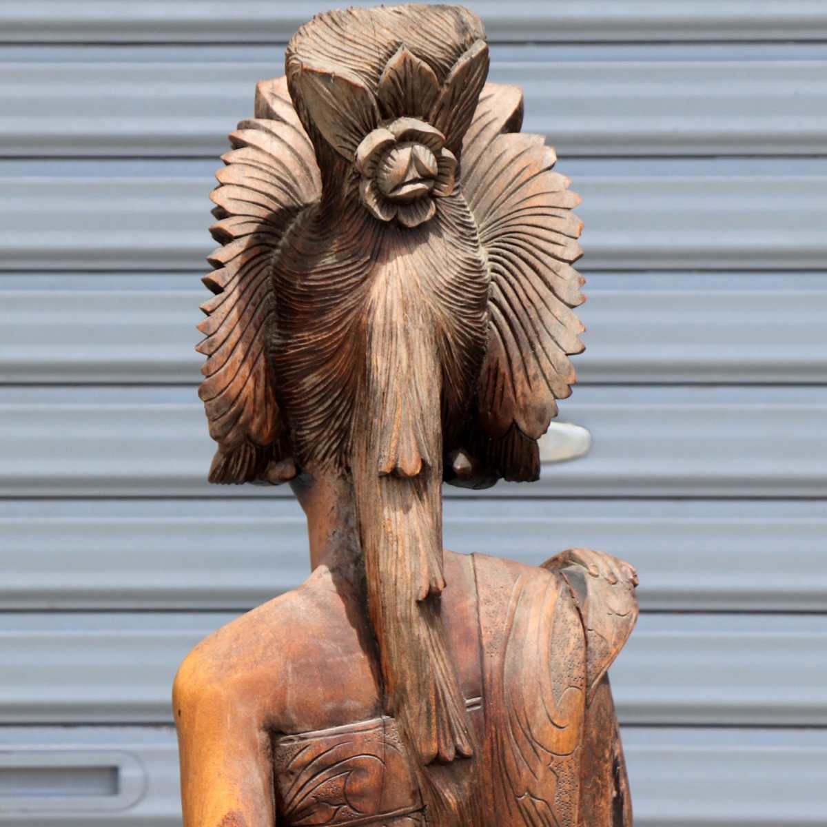 バリ・木彫り・女性像・No.200708-322・梱包サイズ200 - メルカリ