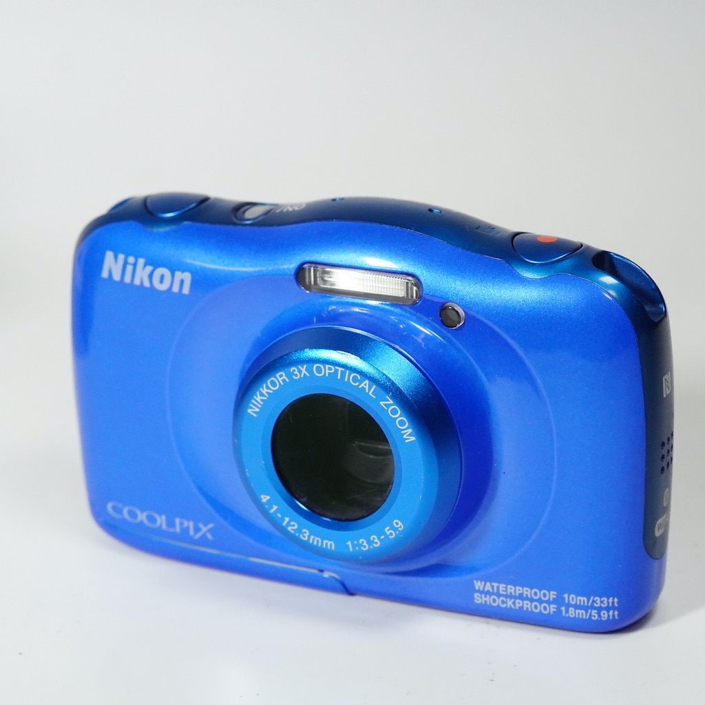 Nikon ニコン COOLPIX W100 ブルー コンデジ 動作OK 1週間保証 /9712 