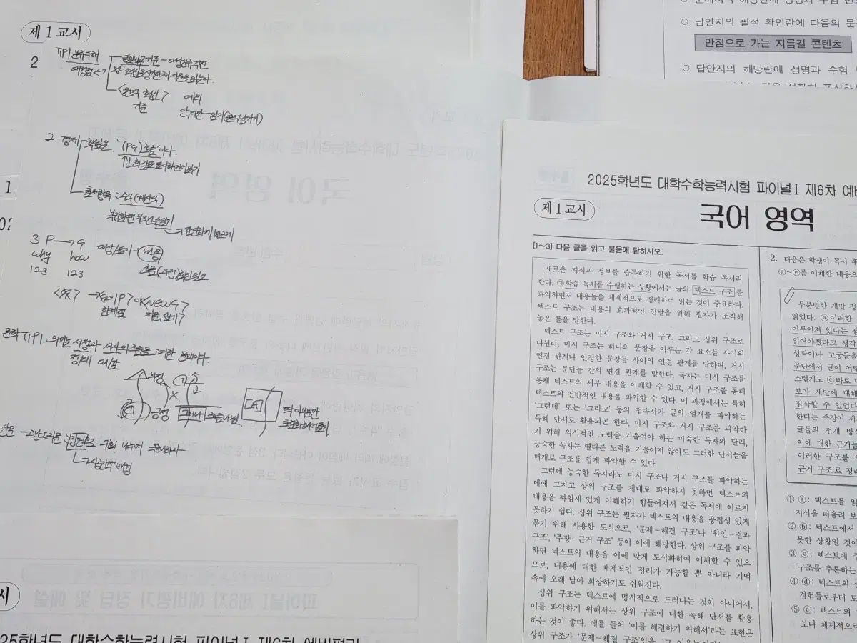 新作通販！ 12セット まとめ 2025チュ ハンニョン JU HAKNYEON 韓国大学入試韓国語 模擬試験 張りのある