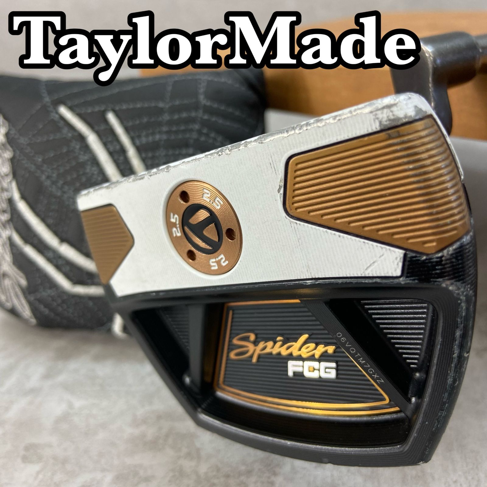 TaylorMade テーラーメイド spider FCG スパイダー メンズゴルフパター カーボン 右利き用 PT ヘッドカバー 34インチ  498g - メルカリ