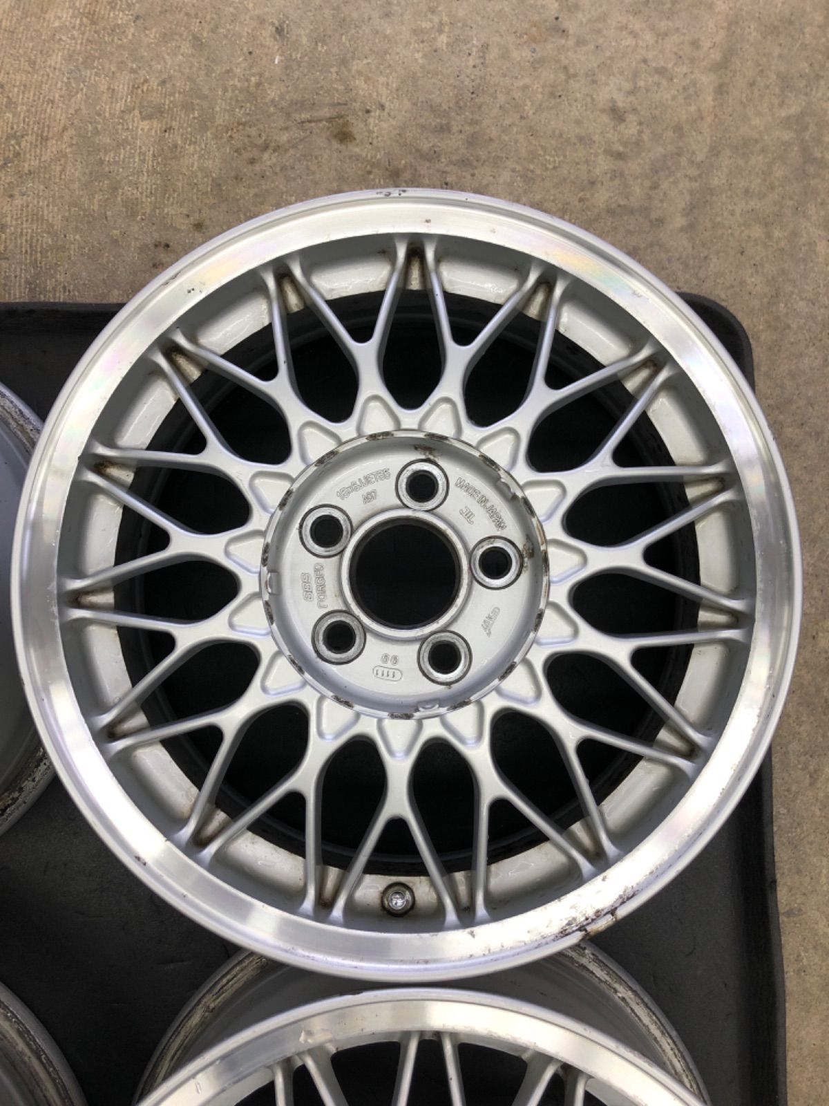 スバル STi BBS 鍛造 15×6J +55 5H 100 4本セット
