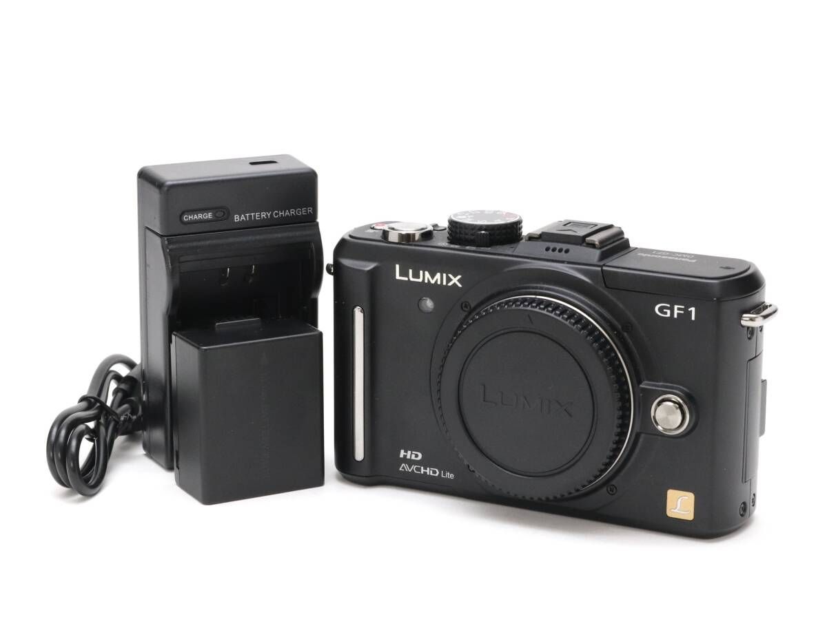 AB (良品) Panasonic パナソニック LUMIX DMC-GF1 エスプリブラック シャッター回数 2,105回 初期不良返品対応 領収書発行可 101-75