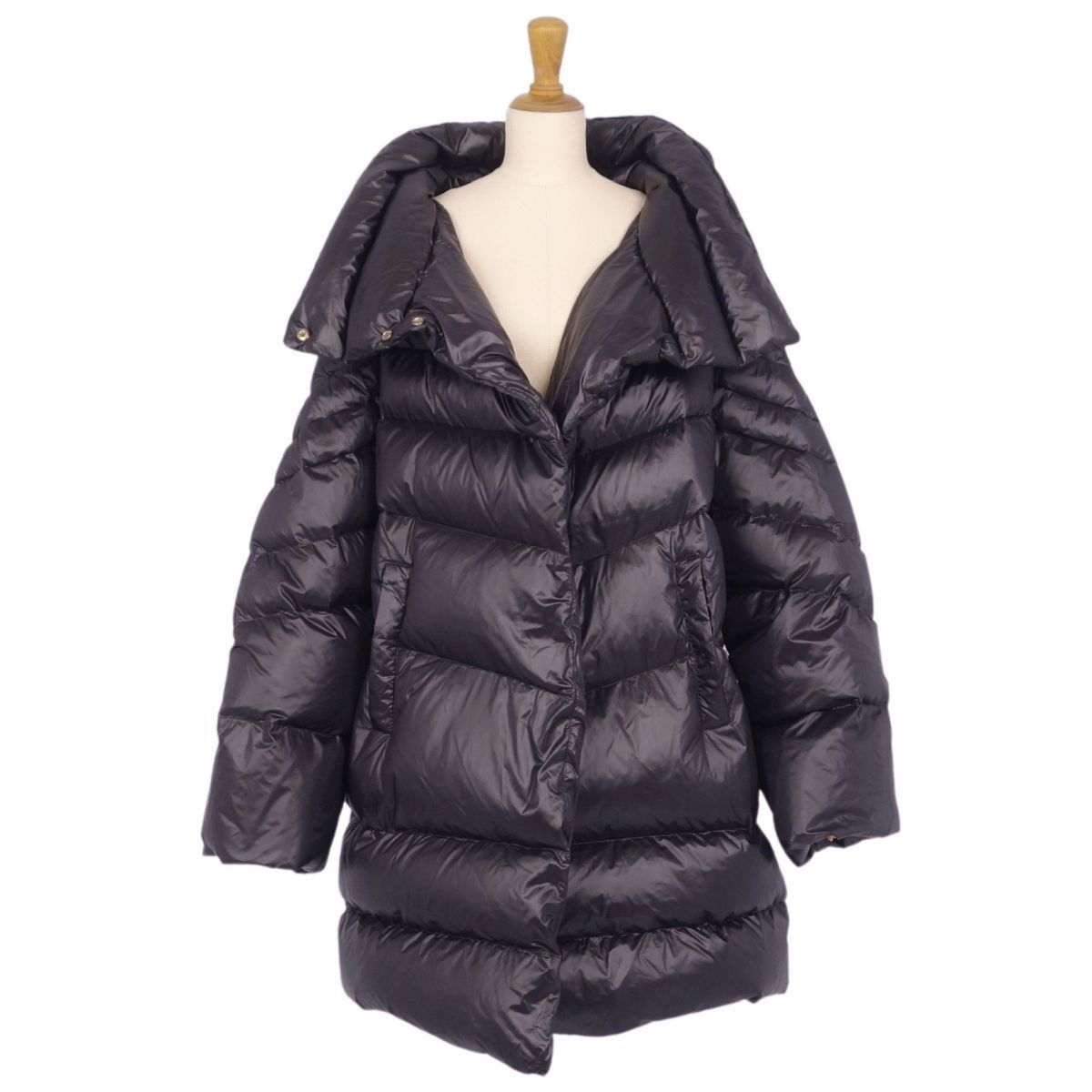 極美品 ディーゼル DIESEL コート ダウンコート ハイネック ナイロン 