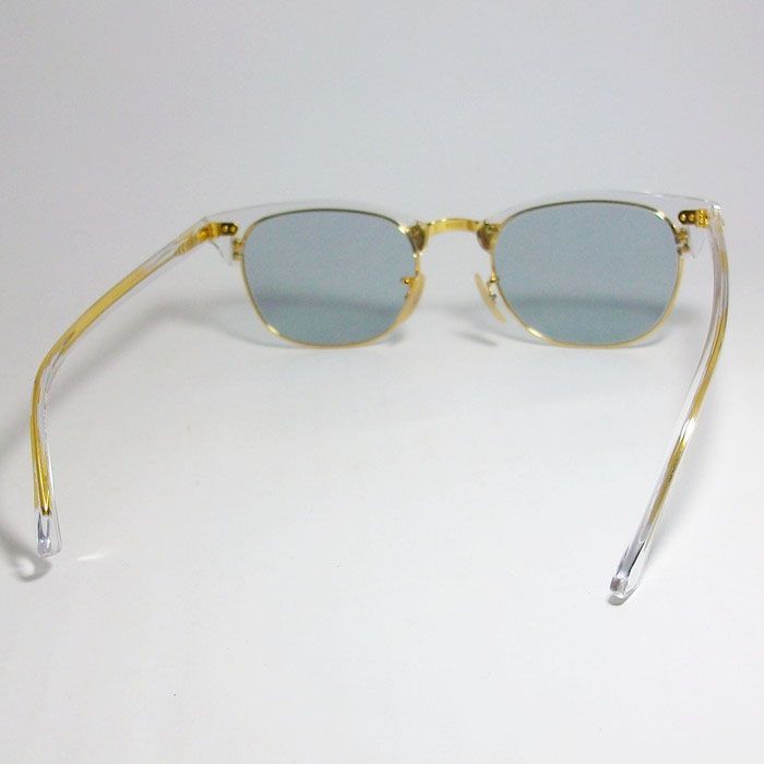ReVision リビジョン x RayBan レイバン CLUBMASTER クラブマスター 眼鏡 メガネ フレーム サングラス RB5154-5762-49 RESGY RX5154-5762-49 RESGY クリア ゴールド スモーキーグレー