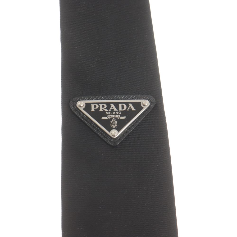 PRADA (プラダ) Re-Nylon リナイロン 三角ロゴプレート ネクタイ