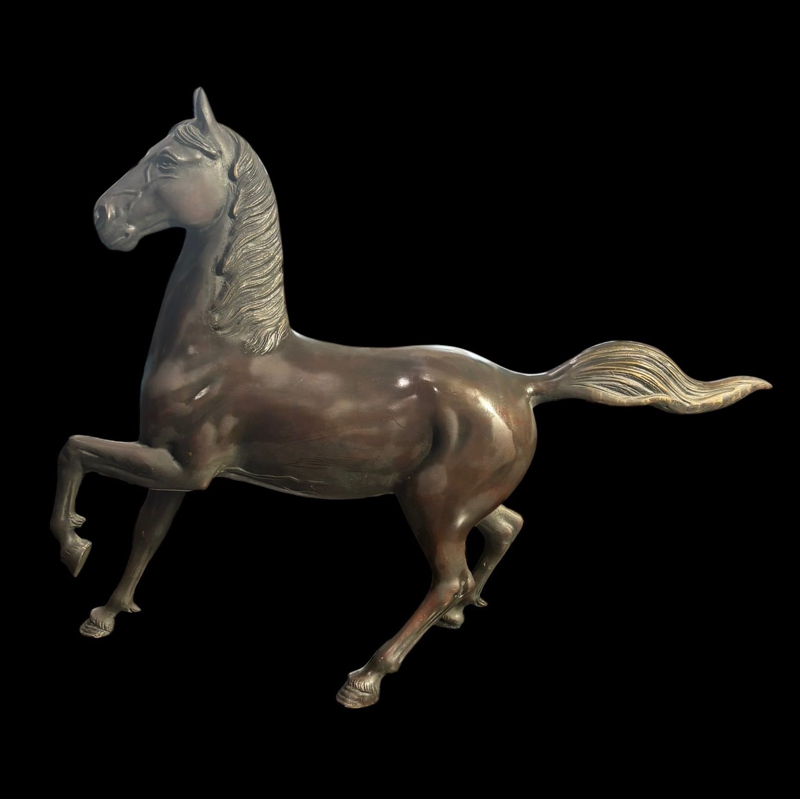 中国美術 彫刻 馬 古玩 珍品 置物 オブジェ Yahoo!オークション -「馬 置物」(銀製) (金属工芸)の落札相場