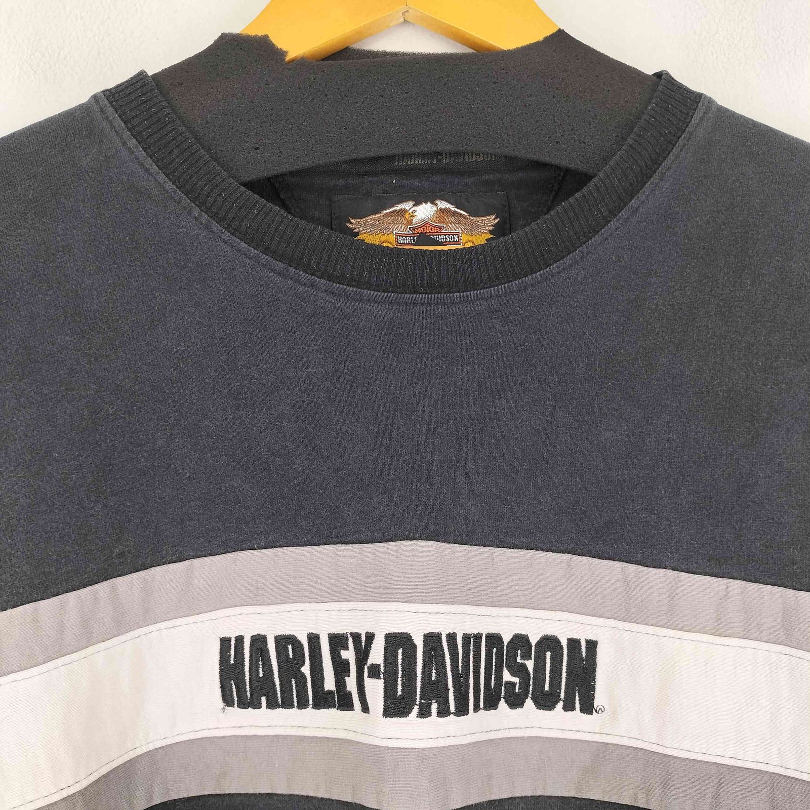 ハーレーダビッドソン HARLEY-DAVIDSON ロゴライン L/S クルーネックT