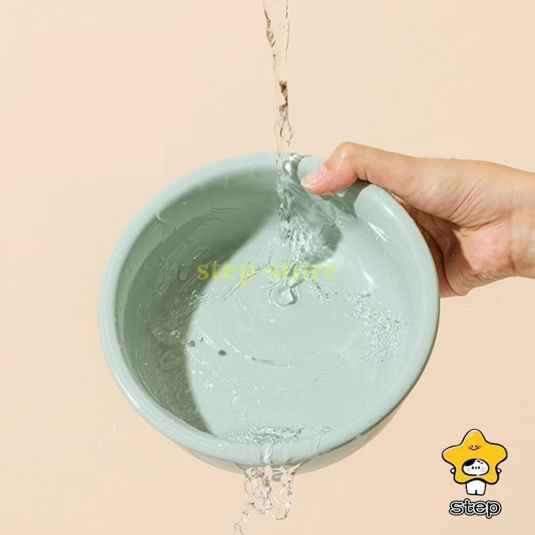 ペットフードボウル スタンドセット 2個セット 陶器 セラミック 高さ28cm セラミック 犬 猫 容器 エサ台 食事台 食器 エサ皿 スタンド 竹製