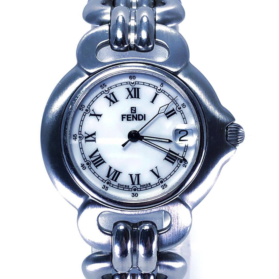 FENDI フェンディ 1600 クォーツ ステンレス シルバー ホワイト