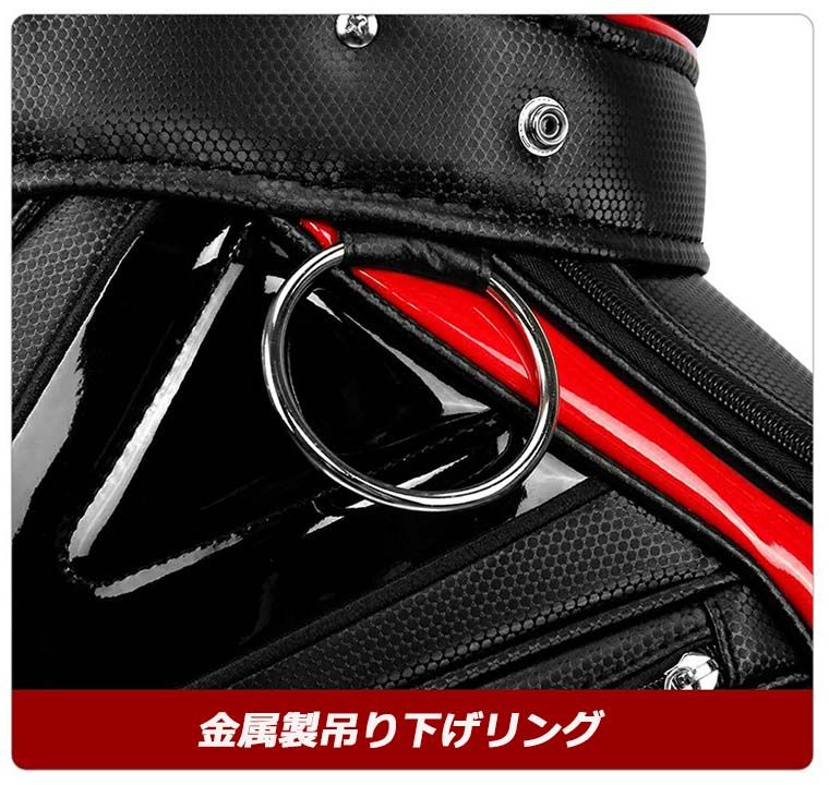 ゴルフキャディバッグ カート型 9型 PGM メンズ レディース 防水