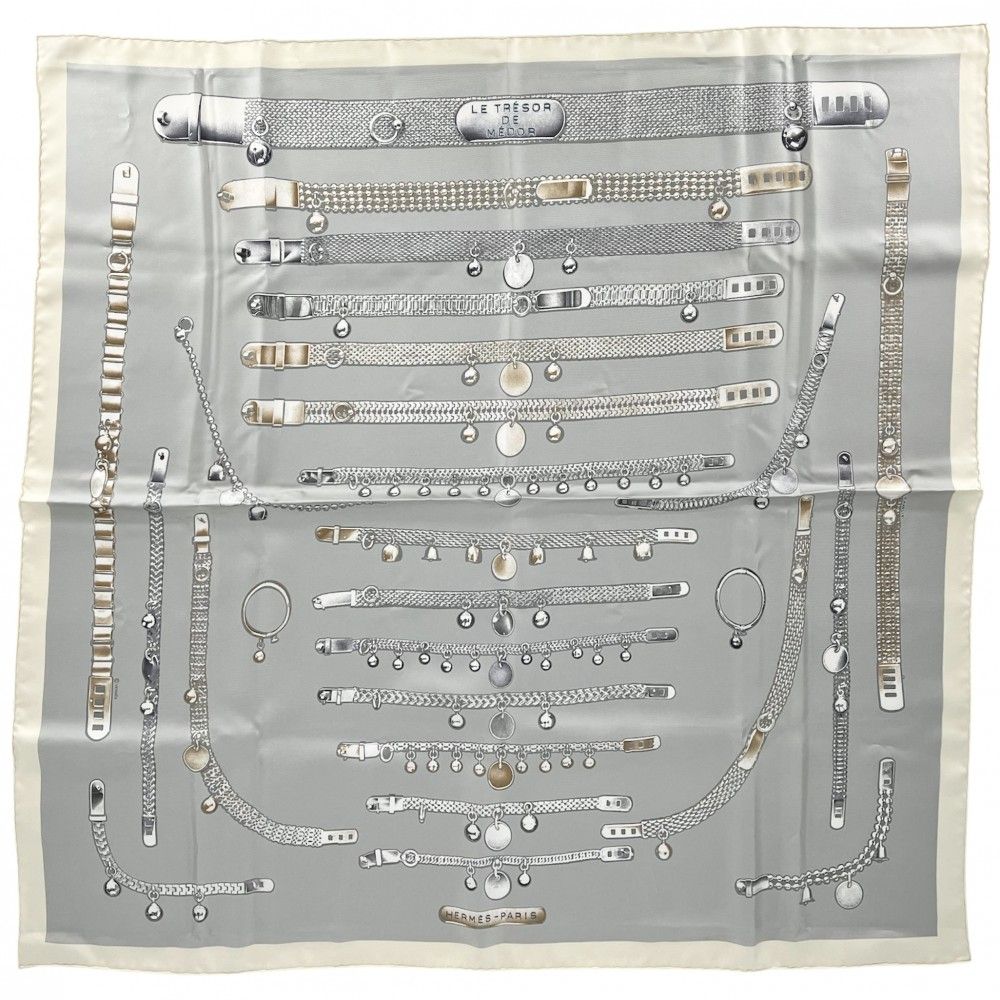 エルメス スカーフ レディース カレ90 LE TRESOR DE MEDOR