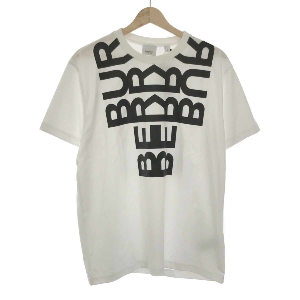 BURBERRY バーバリー 22SS 8052213 ロゴシンメトリー プリント クルー 