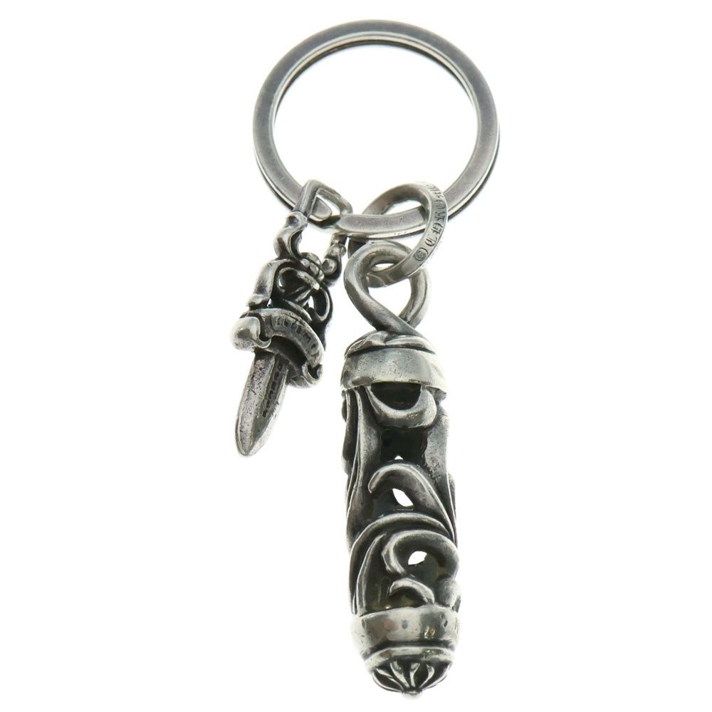 CHROME HEARTS クロムハーツ ROLLER-No 5 DGGR ローラー 5ダガーキーリング シルバー