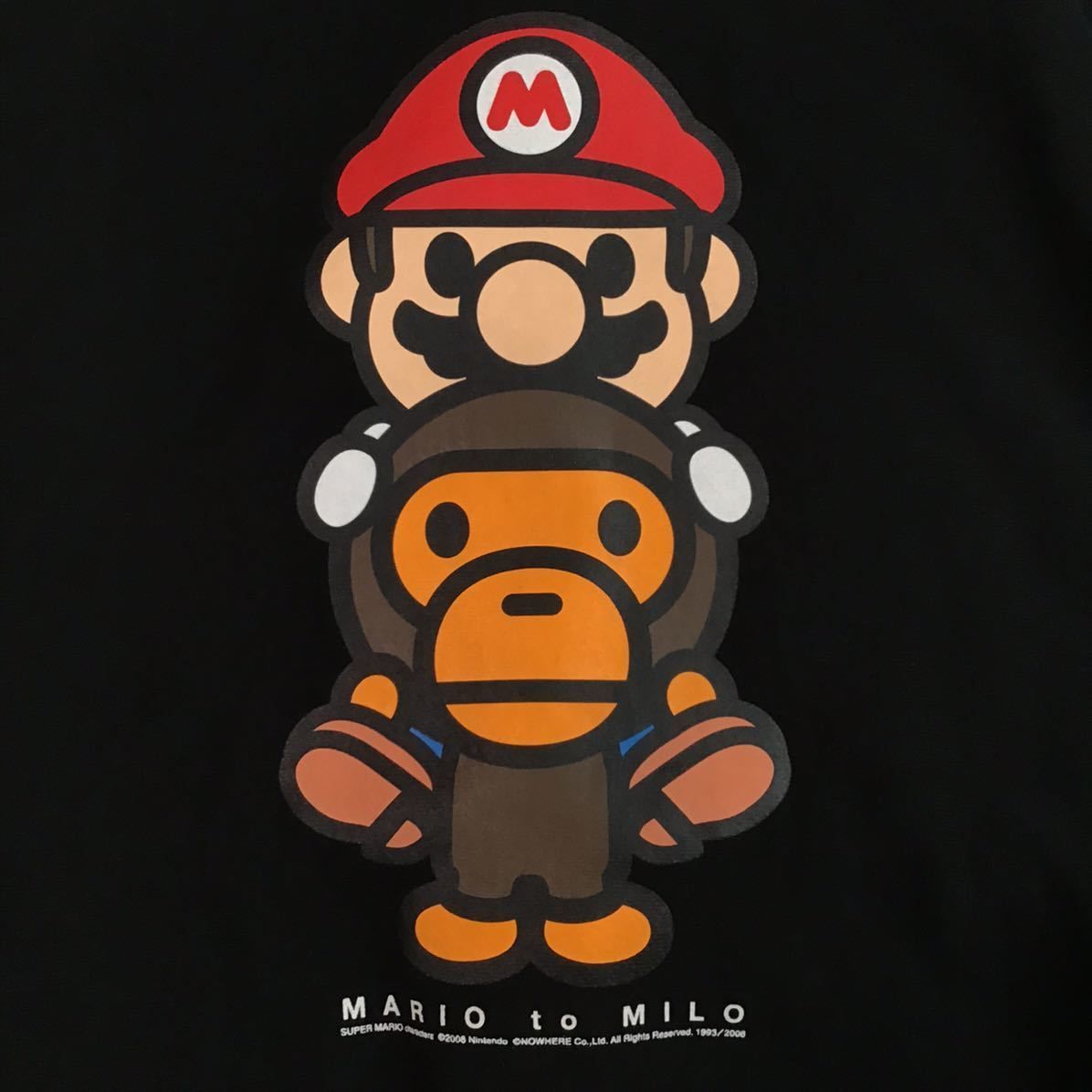 BAPE × Nintendo マリオ　フルジップアップパーカー