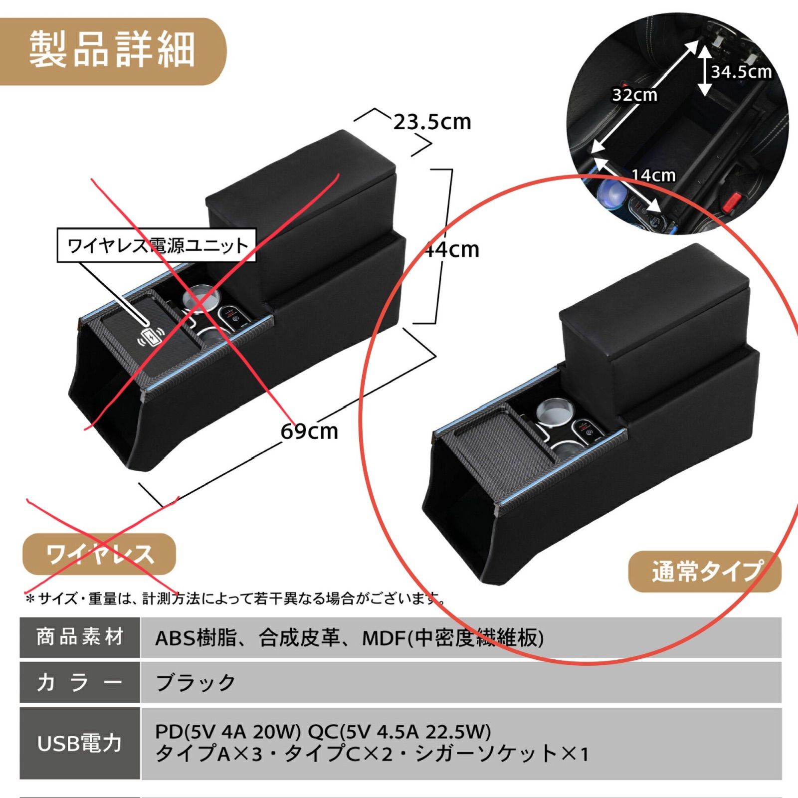 コンソールボックス
