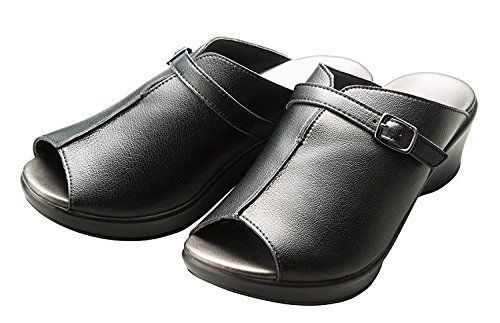 Size Mサイズ x 1 _Color ブラック AKAISHI アーチフィッター 136コンフォート ミュール ブラック Mサイズ 23.0 23.5