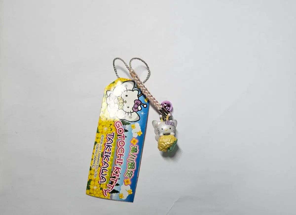 蝶々 hello kitty(ハローキティ) ストラップ