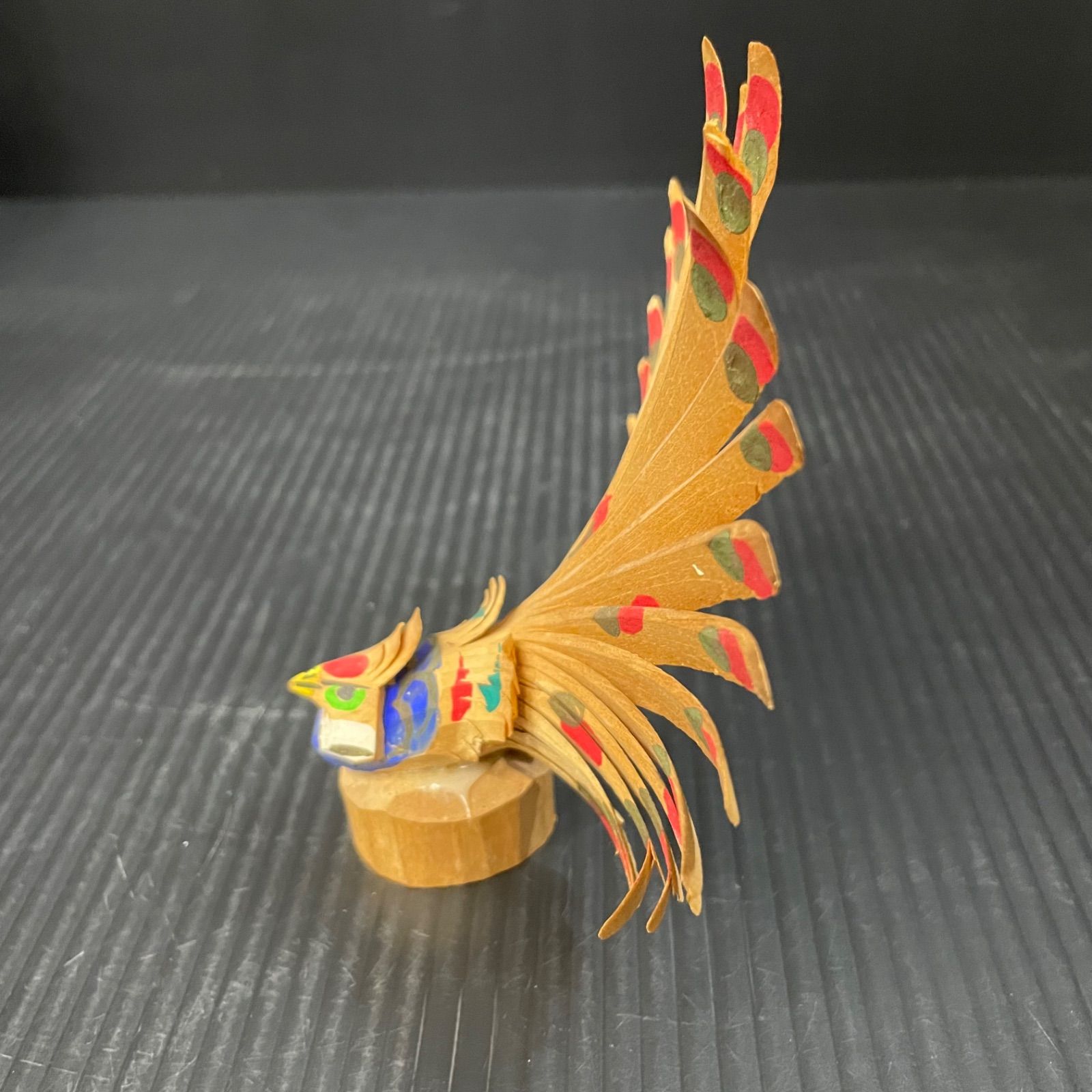 竹細工 鳥の置物 3点セット（鶏・鷹・孔雀） 元祖辰蔵 作 含む - メルカリ