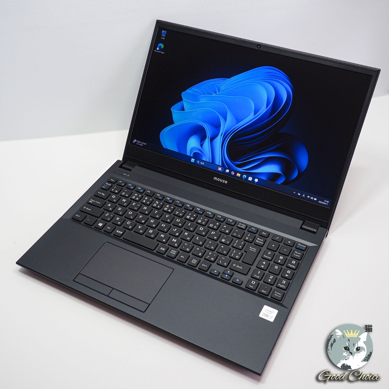 Mouse F5-i7、Windows 11 pro、 インテル Core i7-10510U、512GB SSD