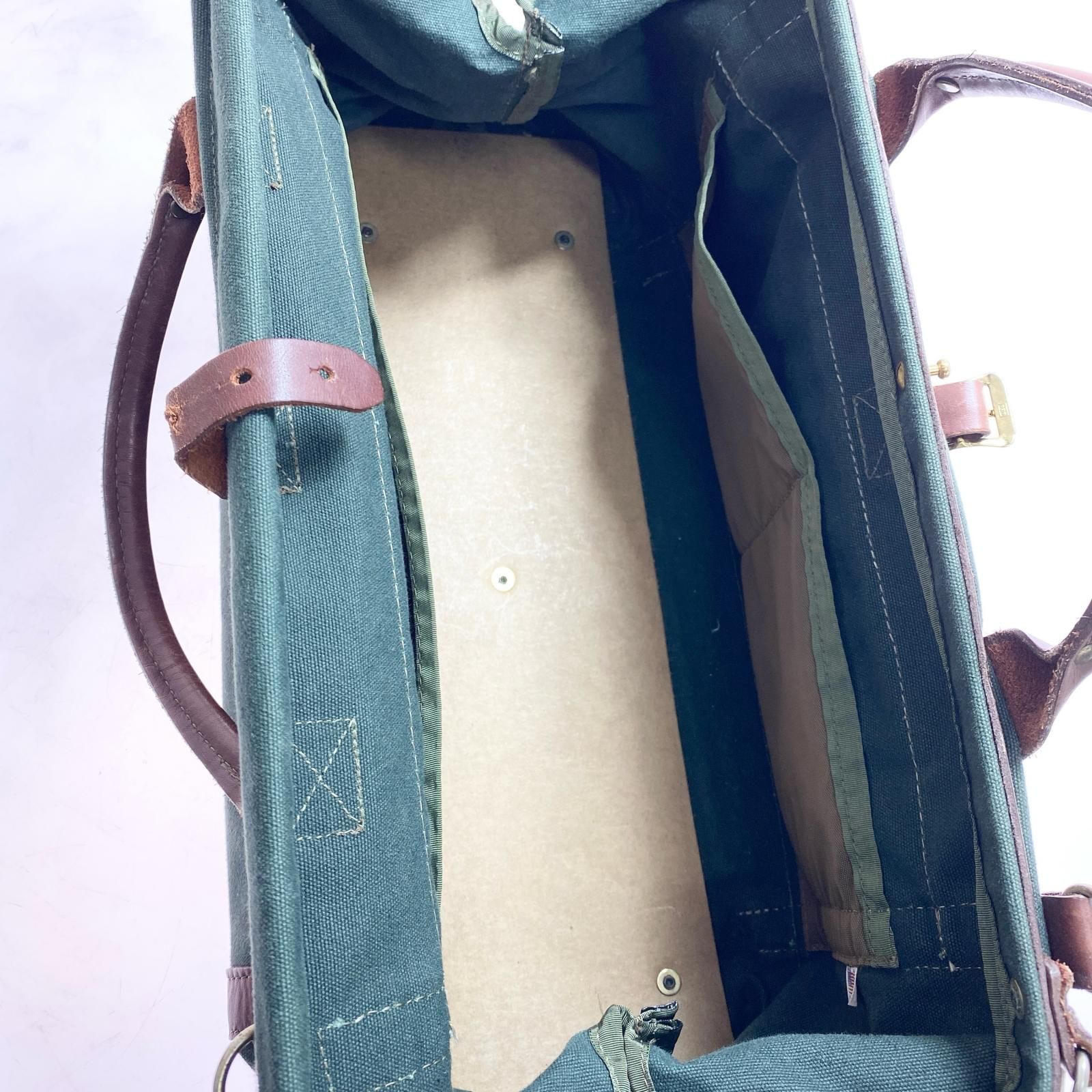 USA製 ORVISオービス レザー×キャンバス ボストンバッグ
