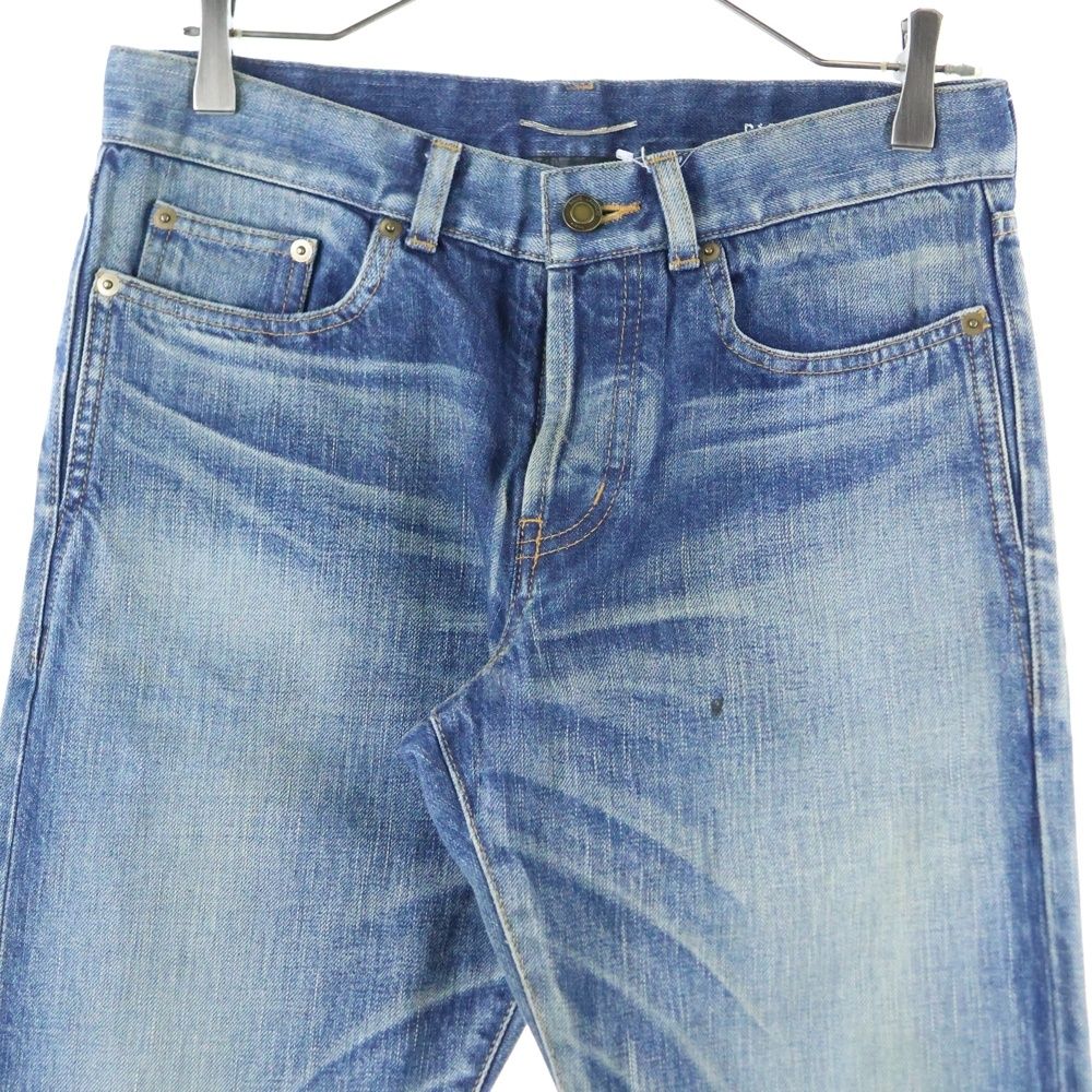 SAINT LAURENT PARIS (サンローランパリ) 20AW STRAIGHT JEANS ロゴ