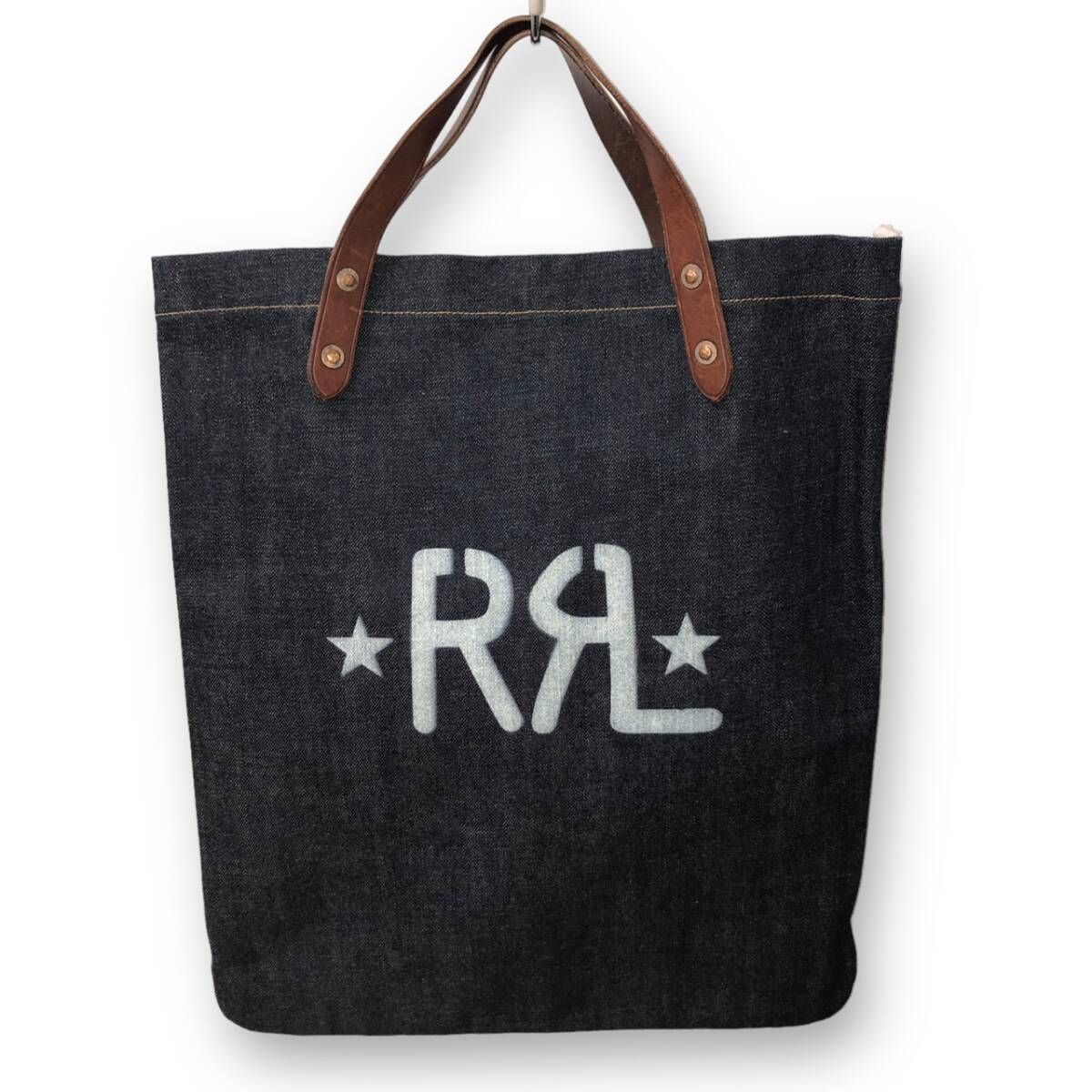 RRL RALPH LAUREN DENIM MARKET TOTE トートバッグ  濃紺 