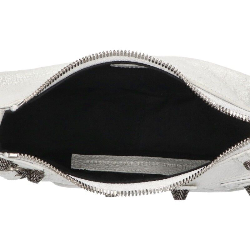 ルカゴールレザースタッズショルダーバッグ レディース