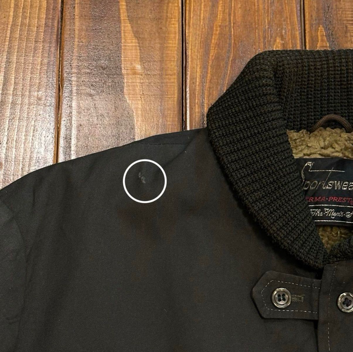 【SEARS PERMA-PRESTシアーズ】裏ボアミリタリーコート SEARS PERMA-PRESTシアーズ】裏ボアミリタリーコート - メルカリ