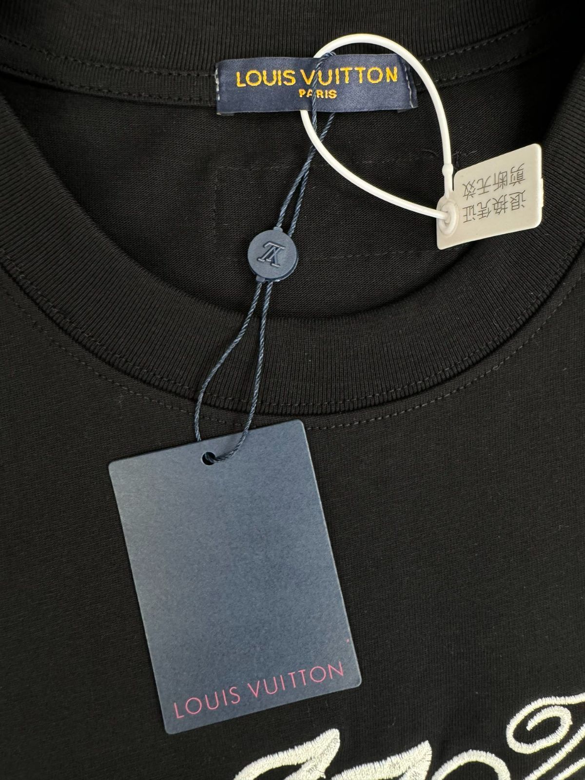 今日特価】Louis Vuitton 小龍刺繍 クルーネック T シャツ