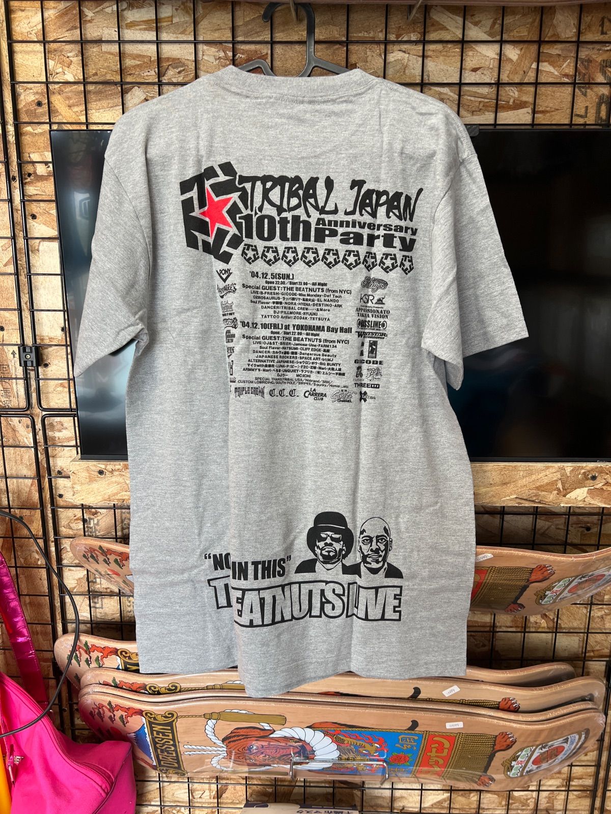 TRIBAL 10th party ストップエイズクラブムーブメント限定Tシャツ L 