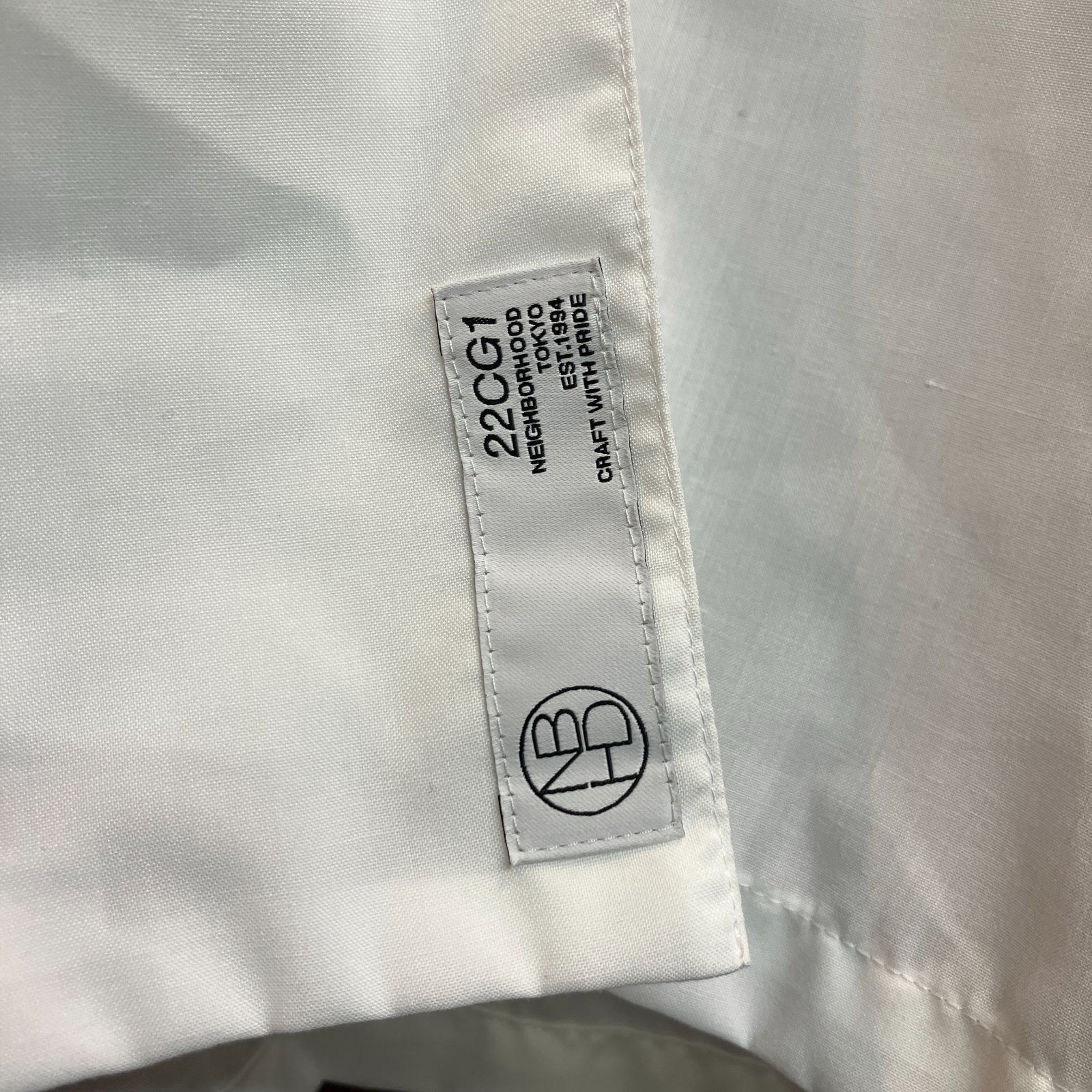 むつ75-062401】NEIGHBORHOOD 22ss PIPING オープンカラーシャツ 