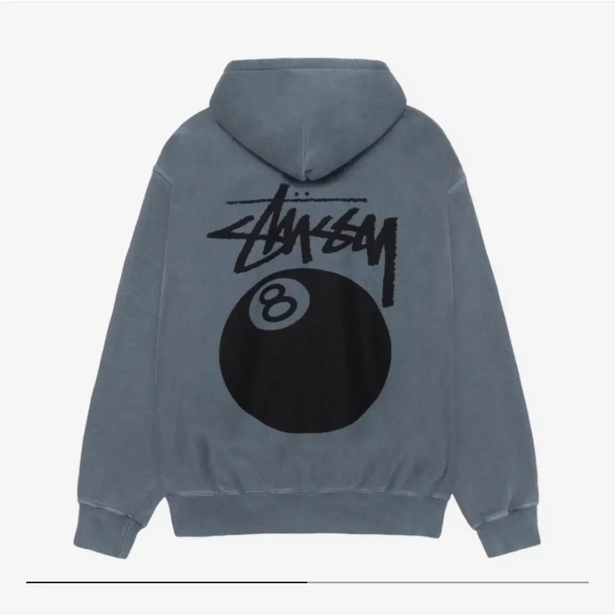 Stussy 8ボール フーディ L グレー Stussy 8ボール ジップパーカー