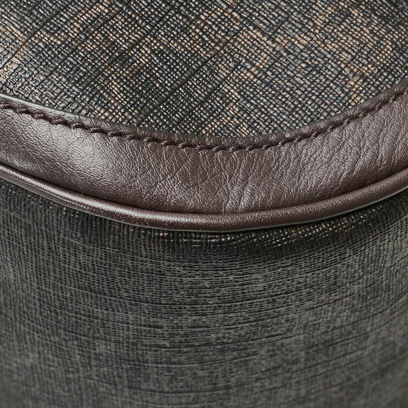 グッチ GGスプリーム 斜め掛け ショルダーバッグ 336748 ブラウン PVC  