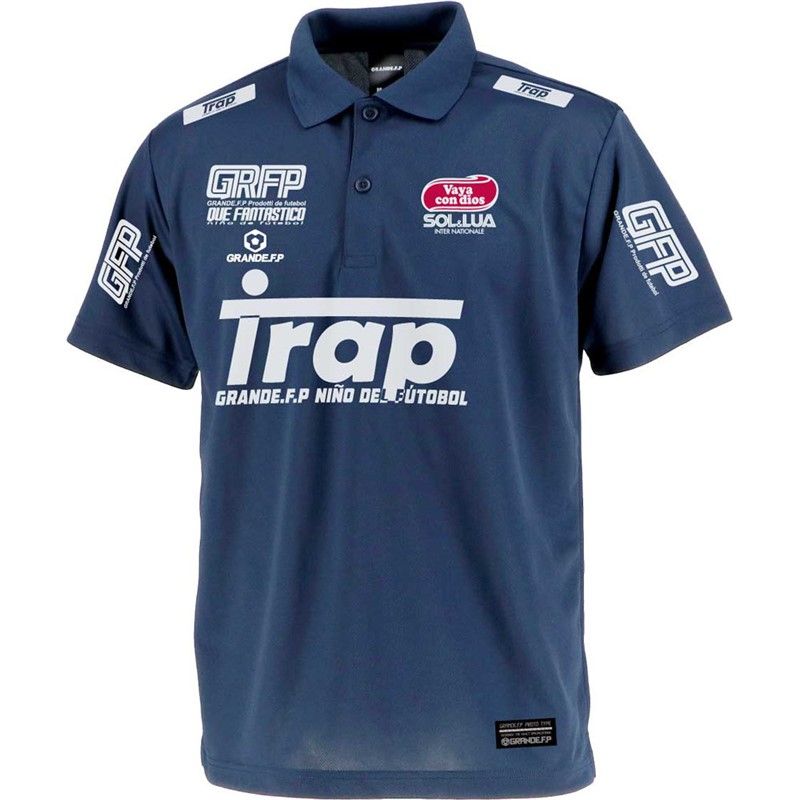 grande(グランデ) TRAP昇華転写プラクティスポロ フットサルプラクティクスシャツ (gfph23010-8701) grande(グランデ) TRAP昇華転写プラクティスポロ フットサルプラクティ