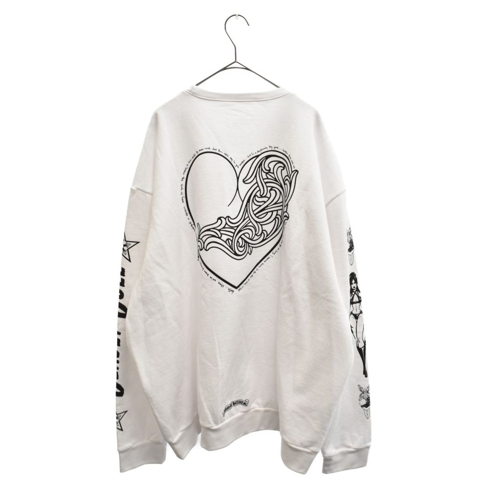 CHROME HEARTS (クロムハーツ) ×Deadly Doll Crewneck Sweatshirt