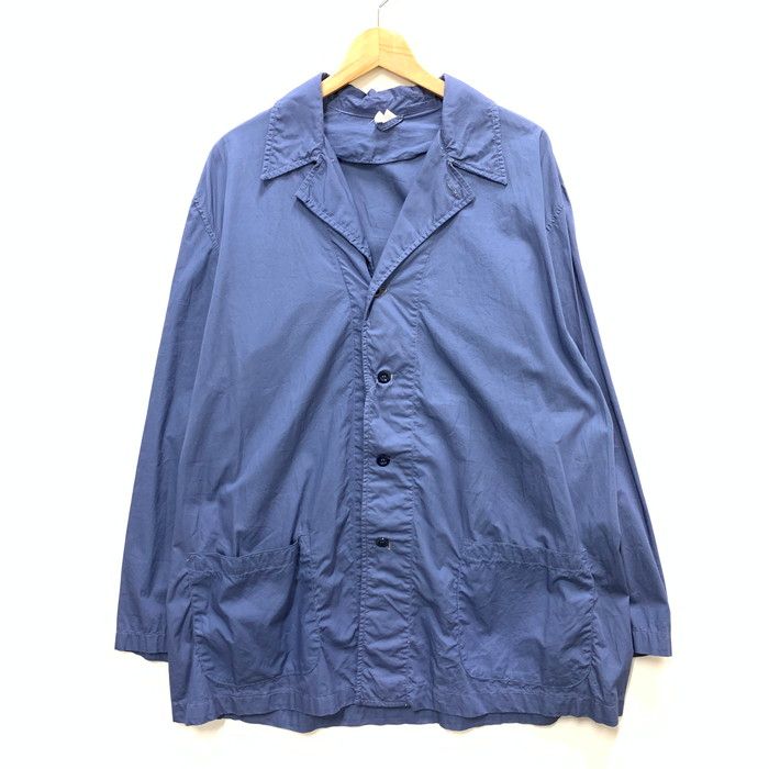 【品】USED EURO HOSPITAL SHIRT ホスピタルシャツ 長袖シャツ トップス ブランド 古着 サイズ：1 カラー：ブルー メンズ 【146-250322-gm-24-fuz】
