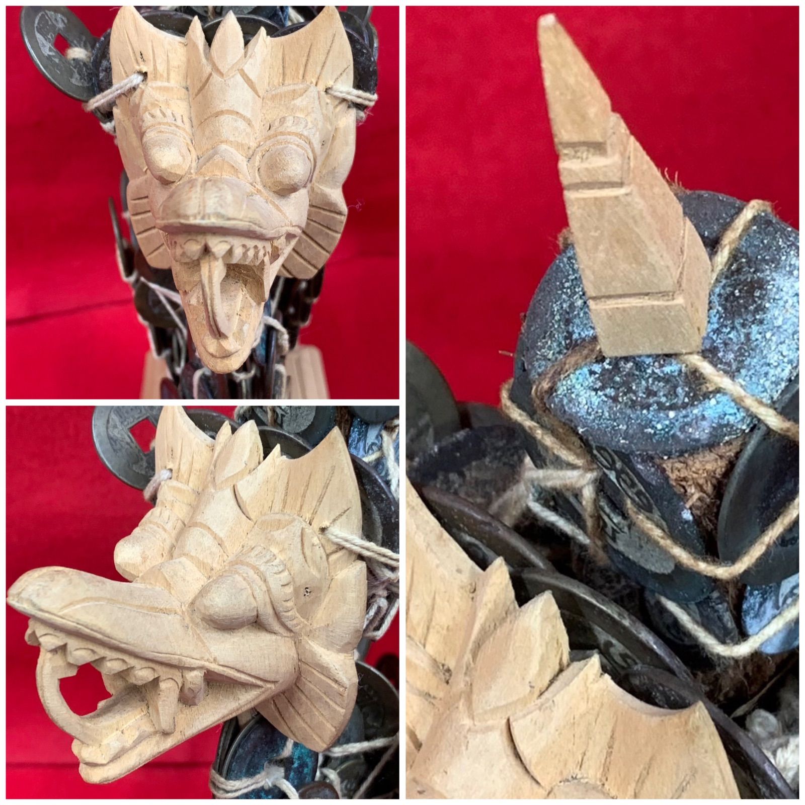 龍 置物 古銭 彫刻 木彫り 2025年最新】Yahoo!オークション -木彫り