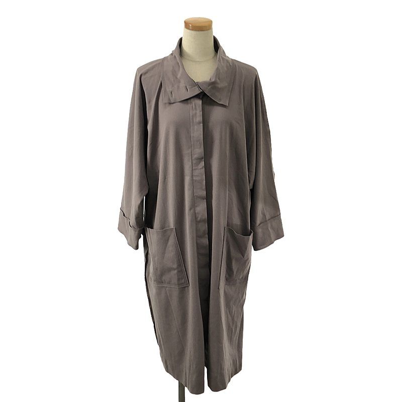 me ISSEY MIYAKE ロングコートグレー