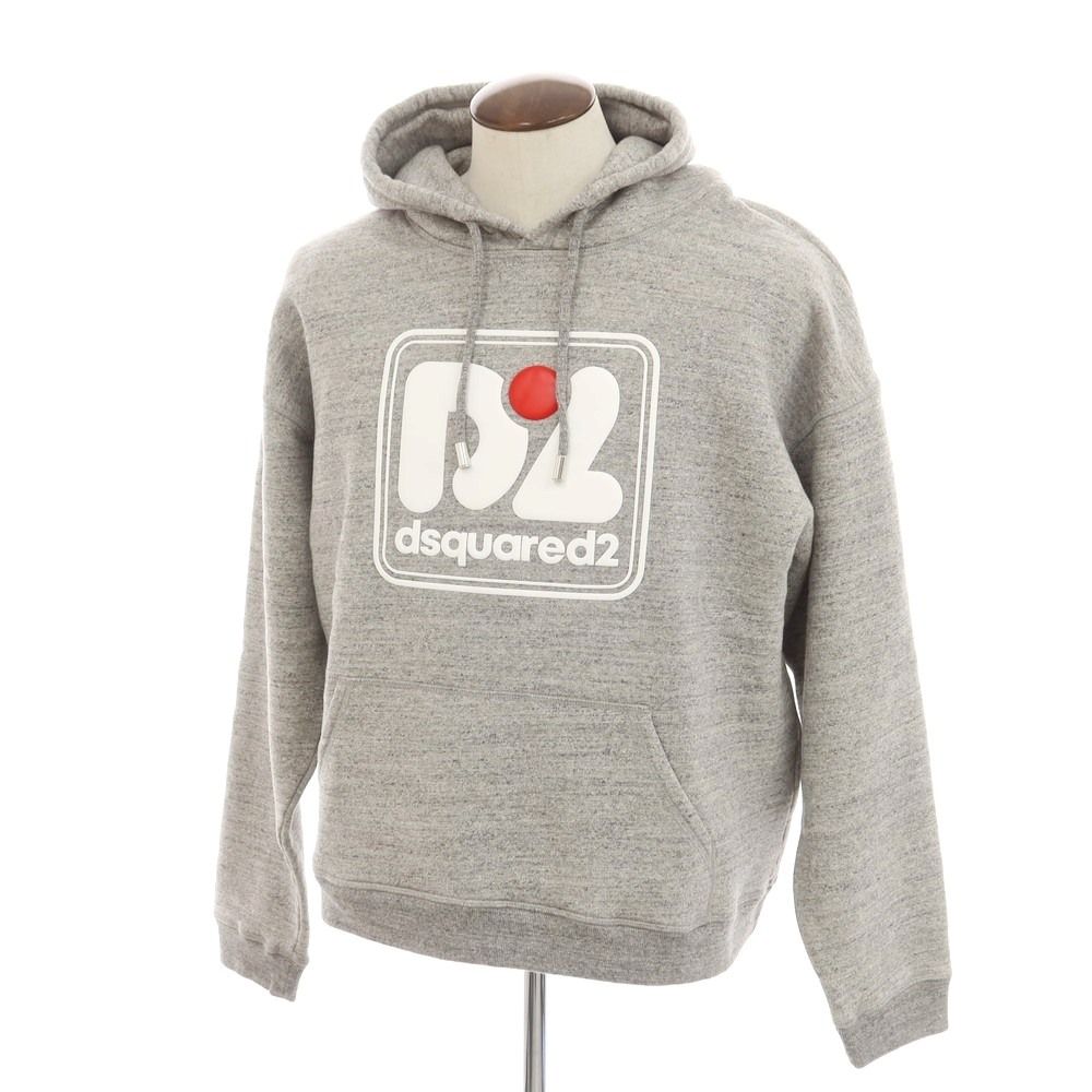 ディースクエアード 新品未使用 パーカージャケット サイズL 新品】ディースクエアード DSQUARED2 コットン プルオーバー
