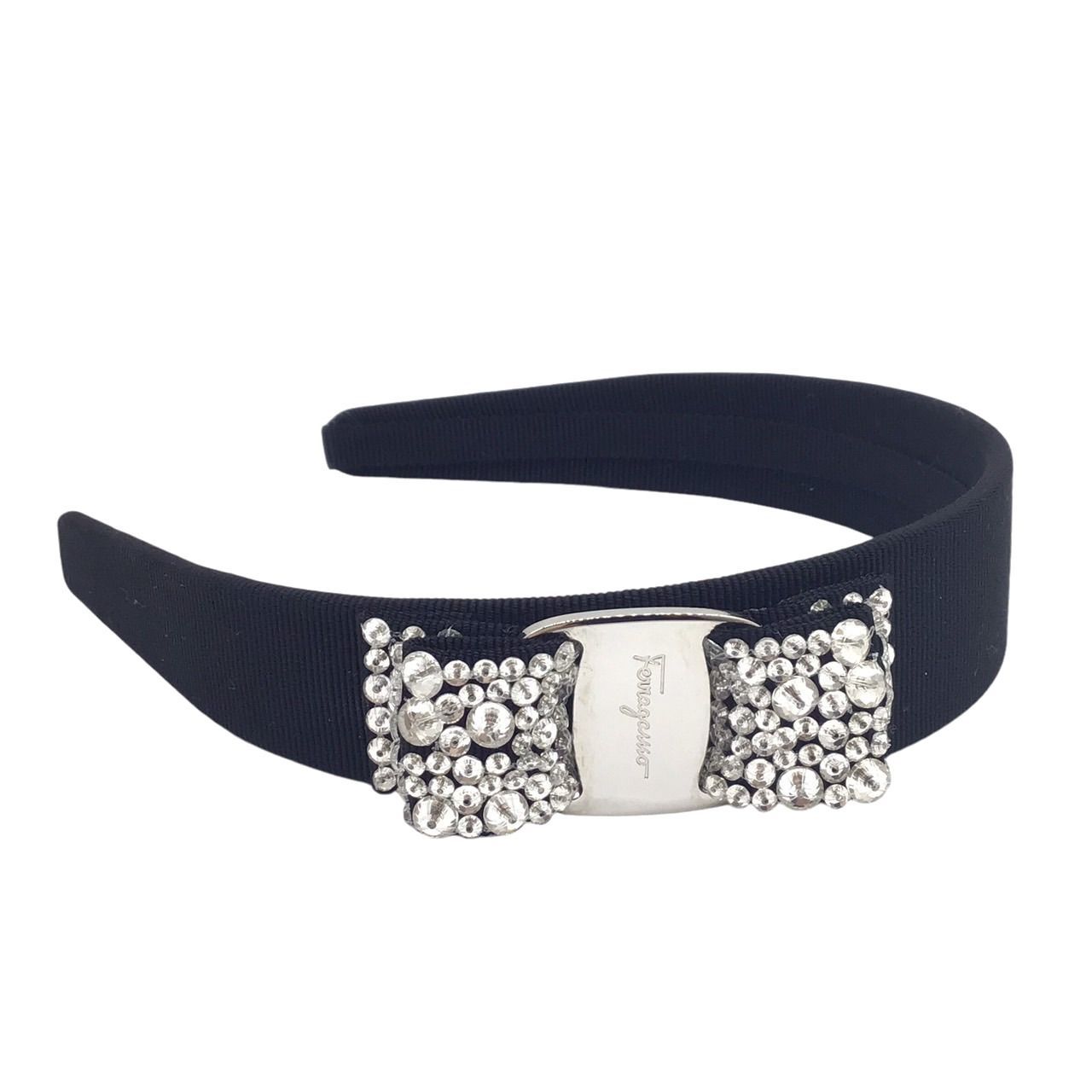 フェラガモ ヴァラリボン ラインストーン ビジュー カチューシャ フェラガモ ヴァラリボン ラインストーン ビジュー カチューシャ